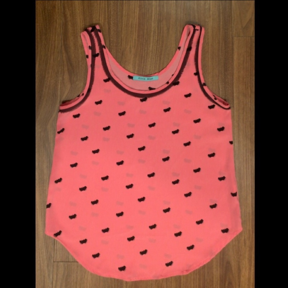 Pink Bats Halloween Inspired Alice Blue Tank